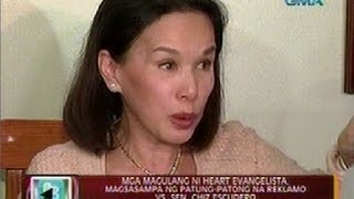 Mga magulang ni Heart Evangelista, magsasampa ng patung-patong na reklamo vs. Sen. Escudero