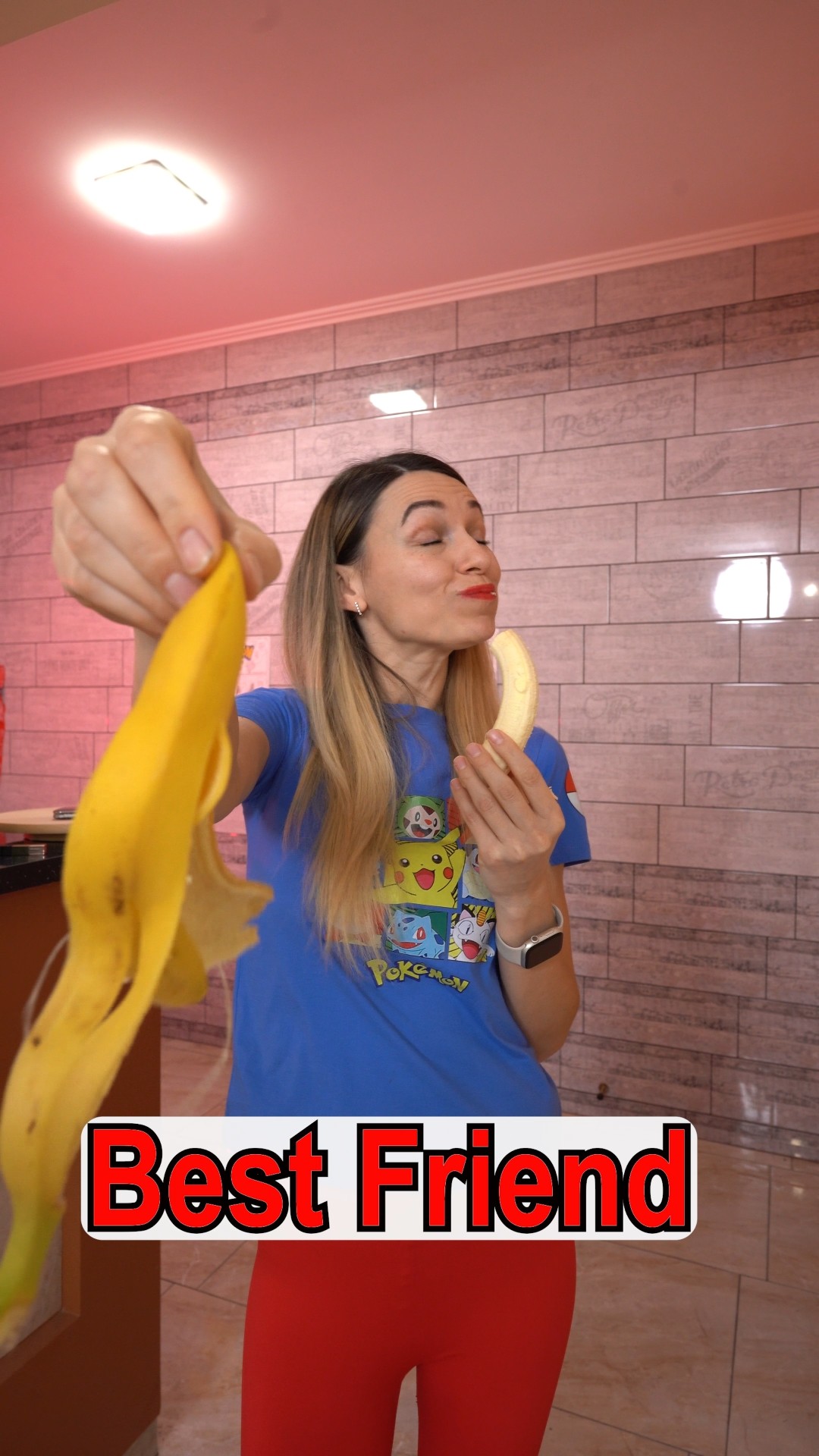 Let's eat bananas together