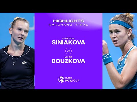 Katerina Siniakova vs. Marie Bouzkova | 2023 Nanchang Final | WTA Match Highlights