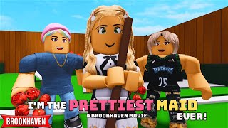 I’M THE PRETTIEST MAID EVER|| Roblox Brookhaven 🏡RP || CoxoSparkle2