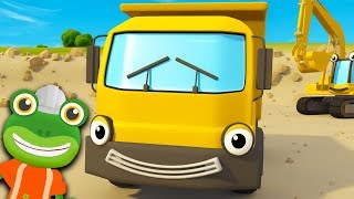 Dump Truck Song | Construction Vehicles For Kids | Kids Songs | Gecko's Garage