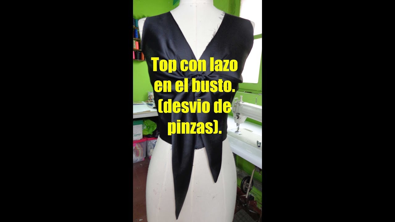 top con lazo de busto
