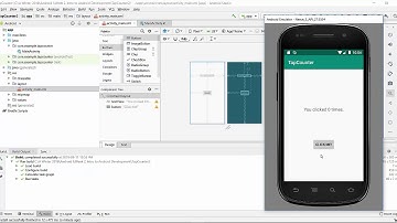 Tap Counter Demo ( button clicks) using Kotlin