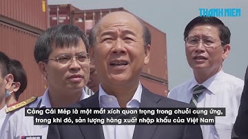 Cận cảnh siêu tàu container cực khủng  vừa cập Cảng Cái Mép- Phú Mỹ Bà Rịa VT 0904863913