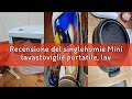 Recensione del singlehomie Mini lavastoviglie portatile, lavastoviglie da tavolo, 6 programmi, asciu