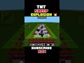 TNT 💥 Sheep explosion 🖤. #minecraftshorts #viralshorts