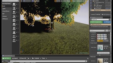 How to make tree in speedtree  and  import it in ue4 part 2
