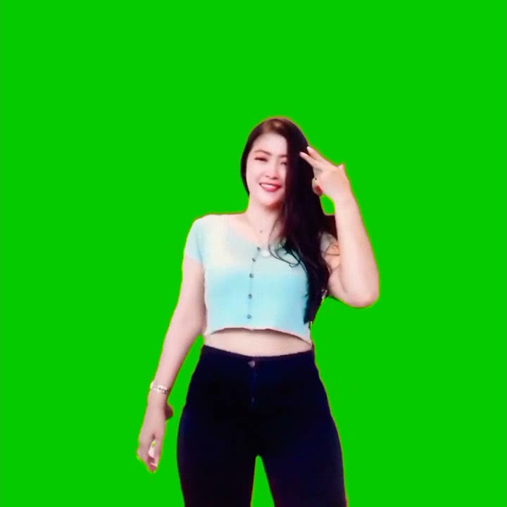 Mentahan Green Screen cewek cantik seksi joget V2 ❗ #greenscreen #cewekcantik #cewekseksi