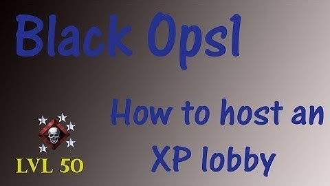 How To Host Your Own Black Ops 1 XP Lobbies! (PS3/PC)