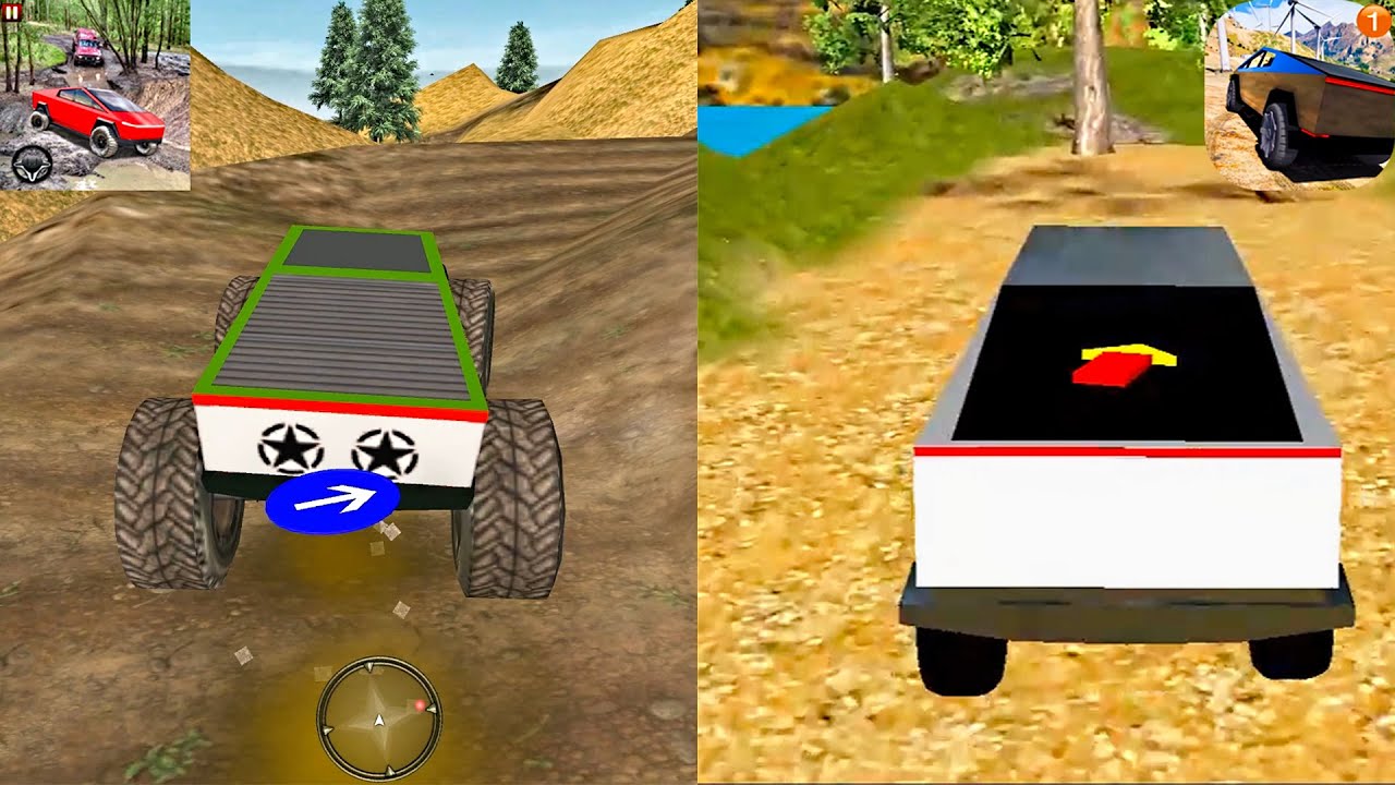 Cyber Truck Driving Simulator 4x4 : Offroad Jeeps, Cyber Truck Simulator |  Android GamePlay - YouTube