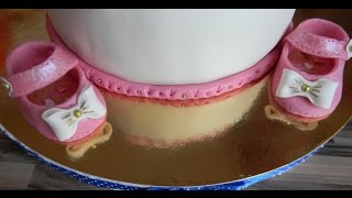 Пинетки с мастики МК/Лепим детские пинетки/Baby booties with mastic Пинетки с мастики МК/Лепим детские пинетки/Baby booties with mastic
