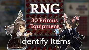 [TOS] Identify Items #4 30 Primus Equipment