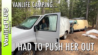 Vanlife Camping    They Came to COLLECT & We Couldn't Get It Open