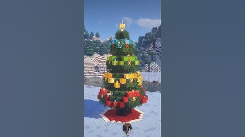 Minecraft Christmas Tree Build 🎄 | Easy Tutorial