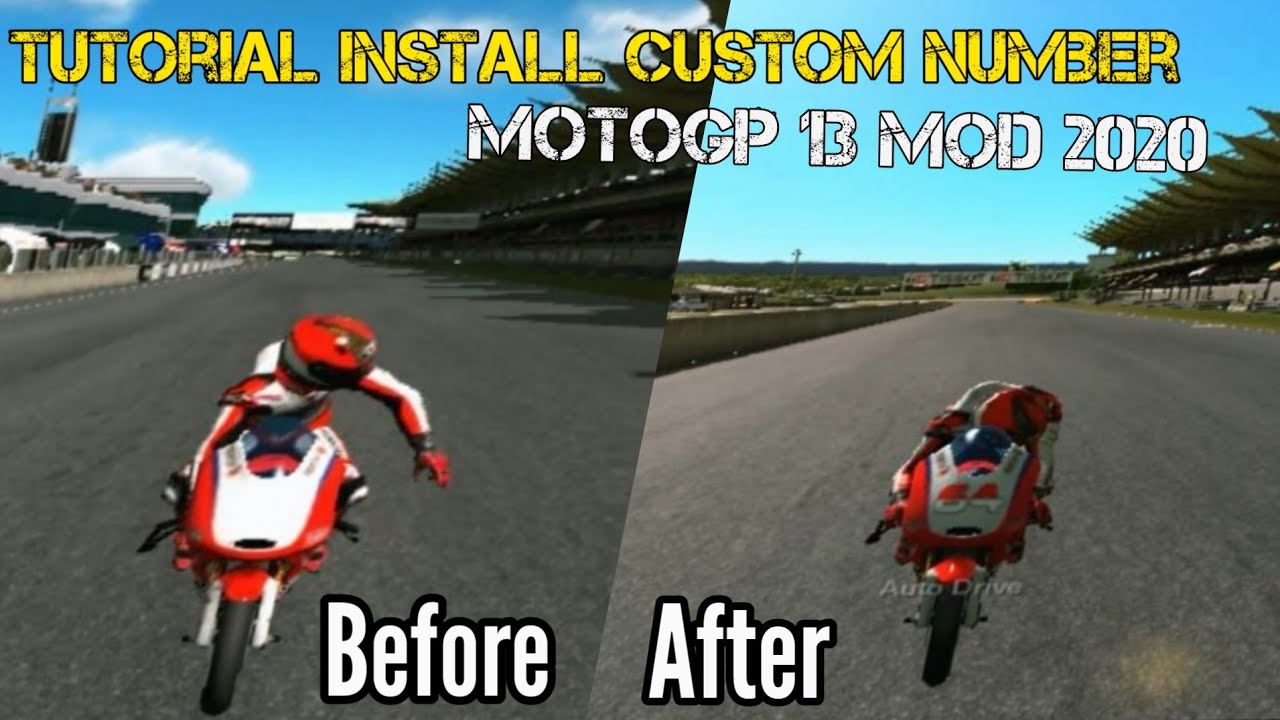 MotoGP 13 - Tutorial Install Custom Number For Career/Other Rider - YouTube
