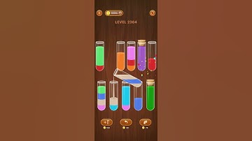 Sort Em All - Water Puzzle Game | Level - 2384 | #sortemall #gamesplay #youtube #shorts #viral