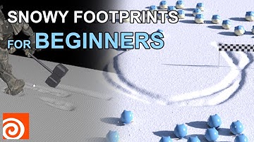 How To Make Animated Snowy Footprints in Houdini
