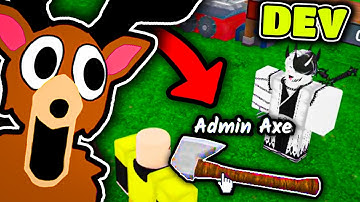 DEVELOPER Gave Me *ADMIN AXE* in 99 Nights!