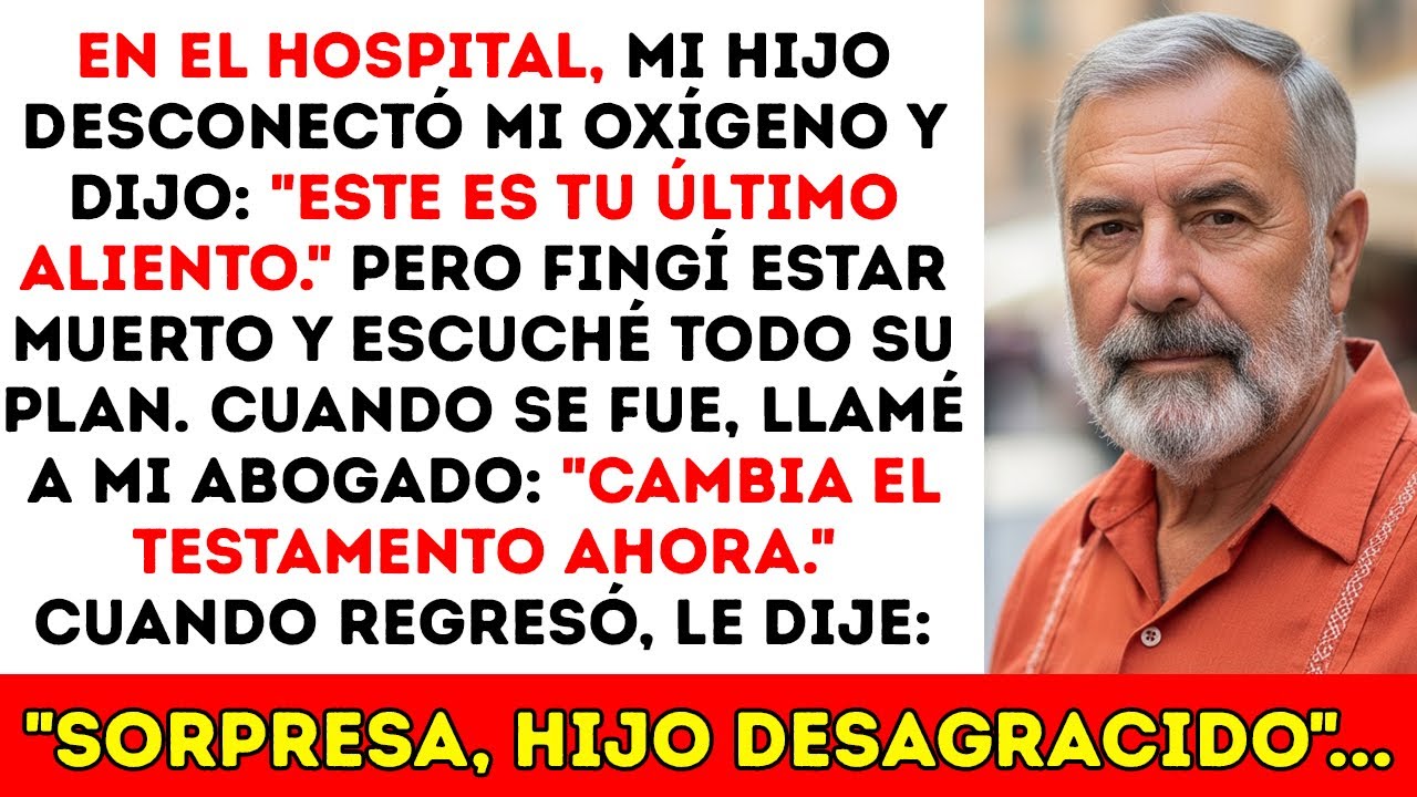 Mi Hijo Intentó Acabarme: “Este Es Tu Último Aliento” Dijo Mientras Desconectaba Mi Oxígeno, Pero...