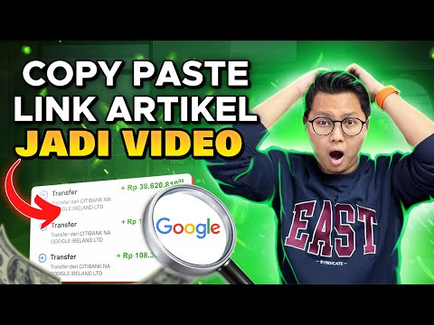 WOW! Copy Paste Link Artikel Blog Jadi Video Cuman 1 Menit Jadi! Cara Menghasilkan Uang Di Internet