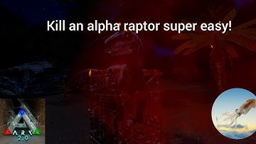 The easiest way to kill an alpha raptor! Doable from level 12 up!