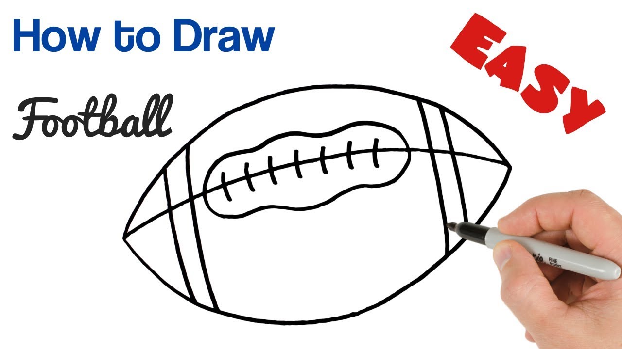 Pin on How to draw a FOOTBALL, Easy Drawing Tutorial.