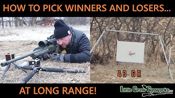 Part 16 - Testing Contenders & Load Variables at Long Range | Little Crow Gunworks