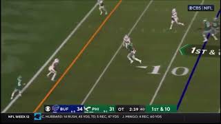 Jalen Hurts winning touchdown run vs Buffalo