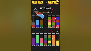 Water sort puzzle level 6027