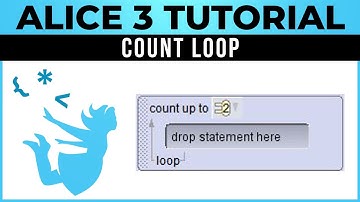 Alice 3 Tutorial - #11 - Count Loop