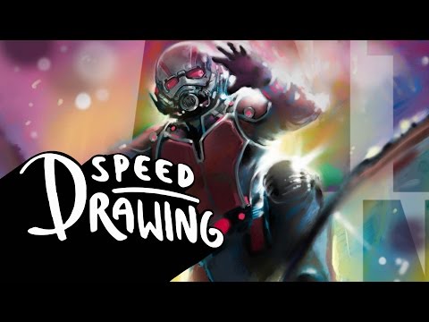 Speed Drawing: Ant-Man