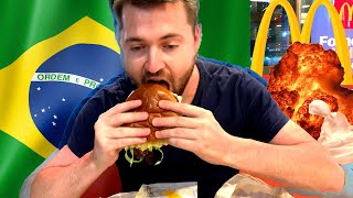 Canadian Tries Brazilian McDonalds for the First Time and is Blown Away! | Matt