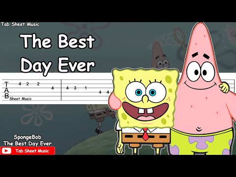 SpongeBob - The Best Day Ever Guitar Tutorial