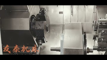 Double head CNC lathe inclined - high precision high efficient High evaluation