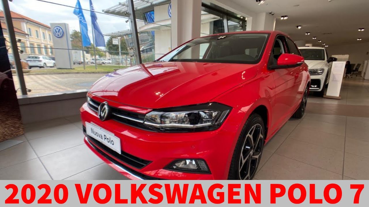 2020 Volkswagen Polo 7 TSI Highline DSG - 95 HP - Red - Salon Walk-around 