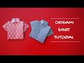Super Easy Origami Shirt Tutorial – Father&#39;s Day DIY Idea | 超级简单的折纸衬衫教程影片 – 父亲节创意手工