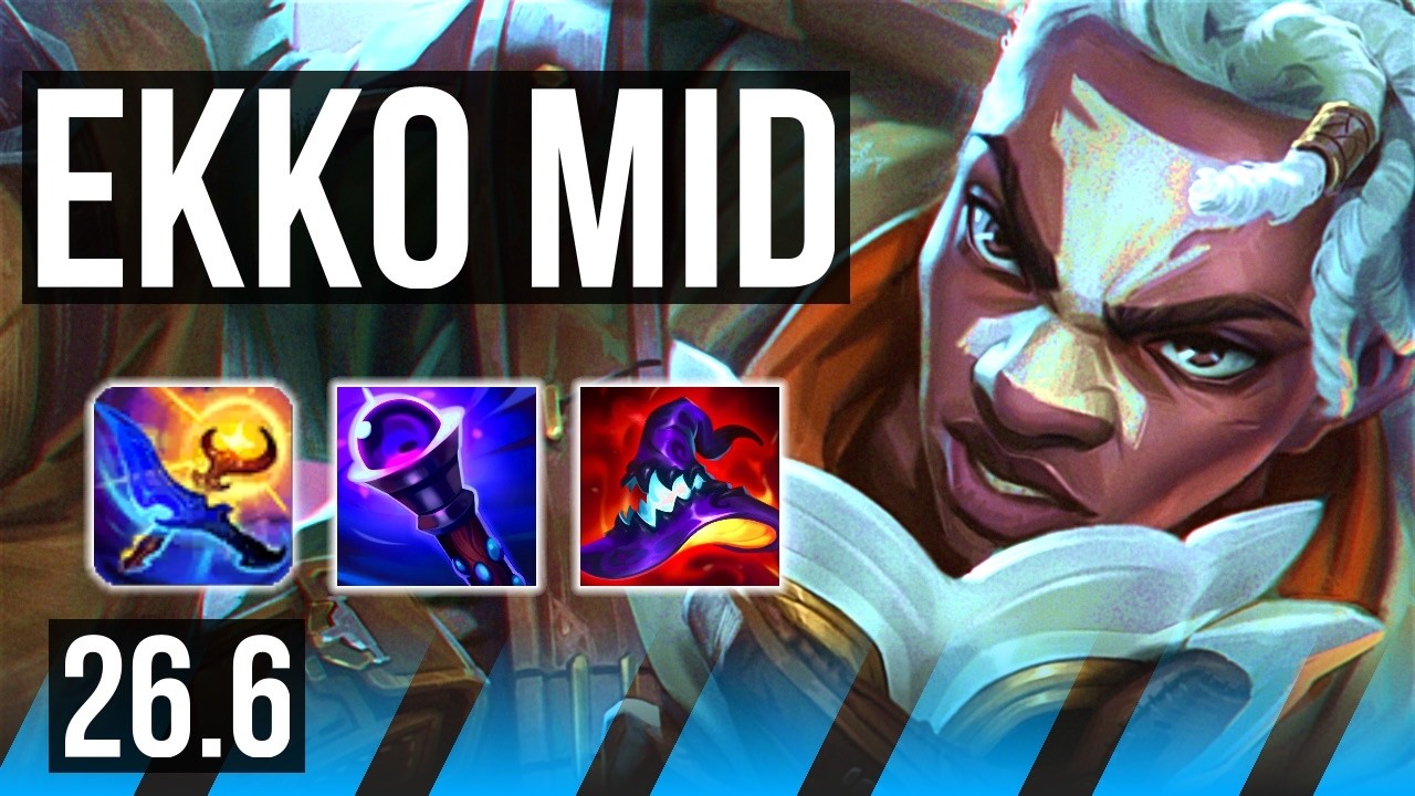 Watch Ekko dominate against Irelia in Challenger elo! 
Highlights: Good KDA: 19/1/3. 
Learn what runes to use, what items to build, understand how to lane, teamfight, and outplay your opponents as #Ekko. 
/// #LeagueOfLegends high elo replay 
 
Thank you for watching! 
Did you learn something new? Share it in the comments! 
If you liked this video, please leave a thumbs up, if you disliked it, be sure to give me feedback in the comments. I appreciate your support! 
 
~~~| DOMISUMREPLAY |~~~ 
High elo replays for every role and champion. Improve your gameplay. Many uploads per day. 
 
~~~| WATCH MORE |~~~ 
Main channel: https://www.youtube.com/channel/UChkYqBSmrYsPjOTK2N4pdWg?sub_confirmation=1 
Ekko channel: https://www.youtube.com/channel/UCncvqCrAcx2nhqkyoclguCw?sub_confirmation=1 
 
More replays of: 
- Ekko vs Irelia: https://www.youtube.com/playlist?list=PLnPo2xOPOtNKxZTTdl5VUIhmfWAli4-5l 
- Ekko MID: https://www.youtube.com/playlist?list=PLnPo2xOPOtNLi5XE_RrH47Rcaq9TGpPRA 
 
~~~| MATCH INFO |~~~ 
GAME TYPE: Ranked Solo/Duo 5v5 
REGION: BR 
AVERAGE RANK: Challenger 
SEASON: Season 2026 
PATCH: 26.6 
 
~~~| SPECTATED PLAYER |~~~ 
CHAMPION: Ekko 
SKIN: Arcane Firelight Ekko (Obsidian) 
RANK: Grandmaster 
RIOT ID: كارولين # 2402 
OP.GG: https://op.gg/summoners/br/%D9%83%D8%A7%D8%B1%D9%88%D9%84%D9%8A%D9%86-2402 
RUNES: DOMINATION - Hail Of Blades, Sudden Impact, Sixth Sense, Relentless Hunter; SORCERY - Absolute Focus, Gathering Storm (Adaptive Force + Adaptive Force + Health Scaling) 
 
~~~| OPPONENT |~~~ 
CHAMPION: Irelia 
SKIN: Sentinel Irelia (Sapphire) 
RANK: Challenger 
RUNES: PRECISION - Conqueror, Presence Of Mind, Legend: Alacrity, Last Stand; RESOLVE - Revitalize, Bone Plating (Attack Speed + Adaptive Force + Health Scaling) 
 
I am not one of the summoners playing in the matches uploaded to this channel, so I am unfortunately unable to answer questions about decisions made by the summoners in the game. 
 
played at 2026-03-28 21|27|39 (CET); rec on wd-tiger at 2026-03-31 01|16|05 (CEST); mtdt at 2026-03-31 02|11|12 (CEST); BR-3223141066-MID-RED