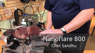 Time Lapse: How to String a Yonex Nanoflare 800 Badminton Racquet