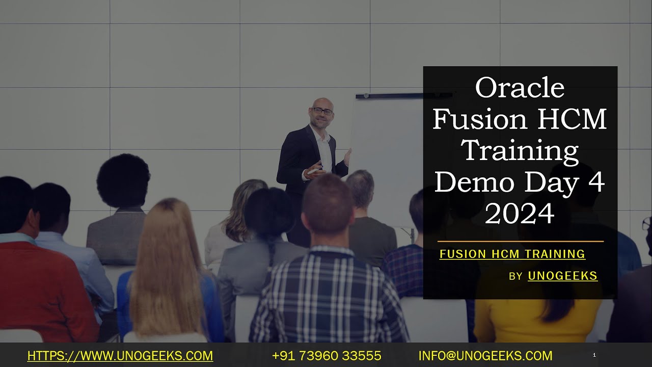 Oracle Fusion HCM Training | Oracle Fusion HCM Training Demo Day 4 2024 ...