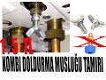 Demirdöküm Aden kombi Doldurma vanası-musluğu tamiri .How to Repair your Combi water valve boiler