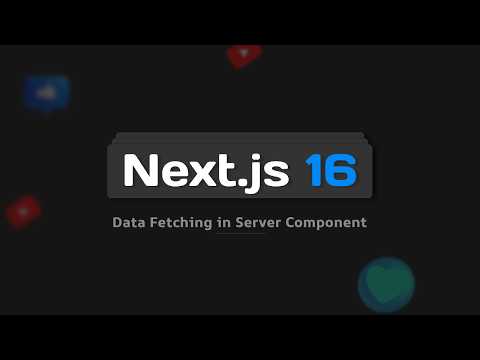 Next.js 16 Full Course #67: Data Fetching in Next.js Server Components