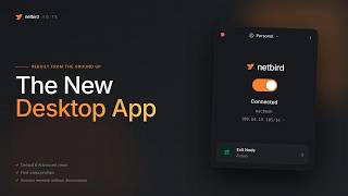 NetBird 0.75: New Desktop Client for Windows, macOS, and Linux screenshot 5