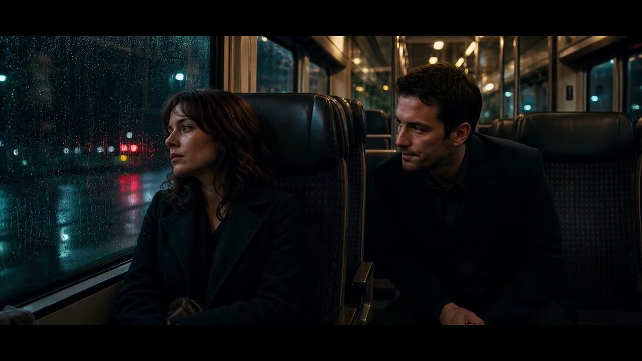 Cinematic night-train dialogue generated with Grok Imagine Video 1.5