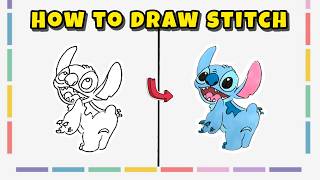 How to Draw Stitch from Disney – Adorable Alien Character Drawing