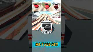 Impossible Mega Ramp Car Jump Challenge! 😱🔥 Sky High Stunt Race (Part 13) 🚗💨 #shorts #gaming #ibd3d