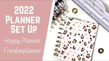 January 2022 Classic Happy Planner Set Up - Frankenplanner Set Up
