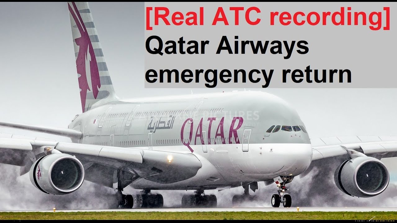 [Real ATC] Qatar Airways A380 fuel dumping & emergency return to