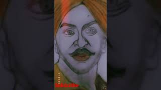 #birthanniversery114th#bhagat singh#painting#oil pastel #drawing#bhagat singh#drawing #ideas #shorts