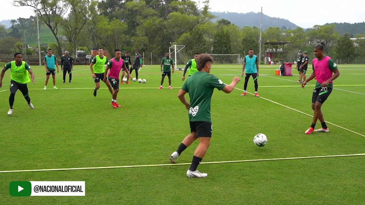 Sesión de entrenamiento de Atlético Nacional