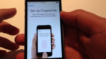 iPhone 5S Activation with Touch ID Setup